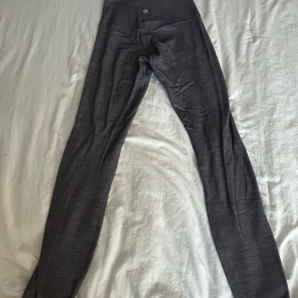 Lululemon Gray High-Waisted Leggings